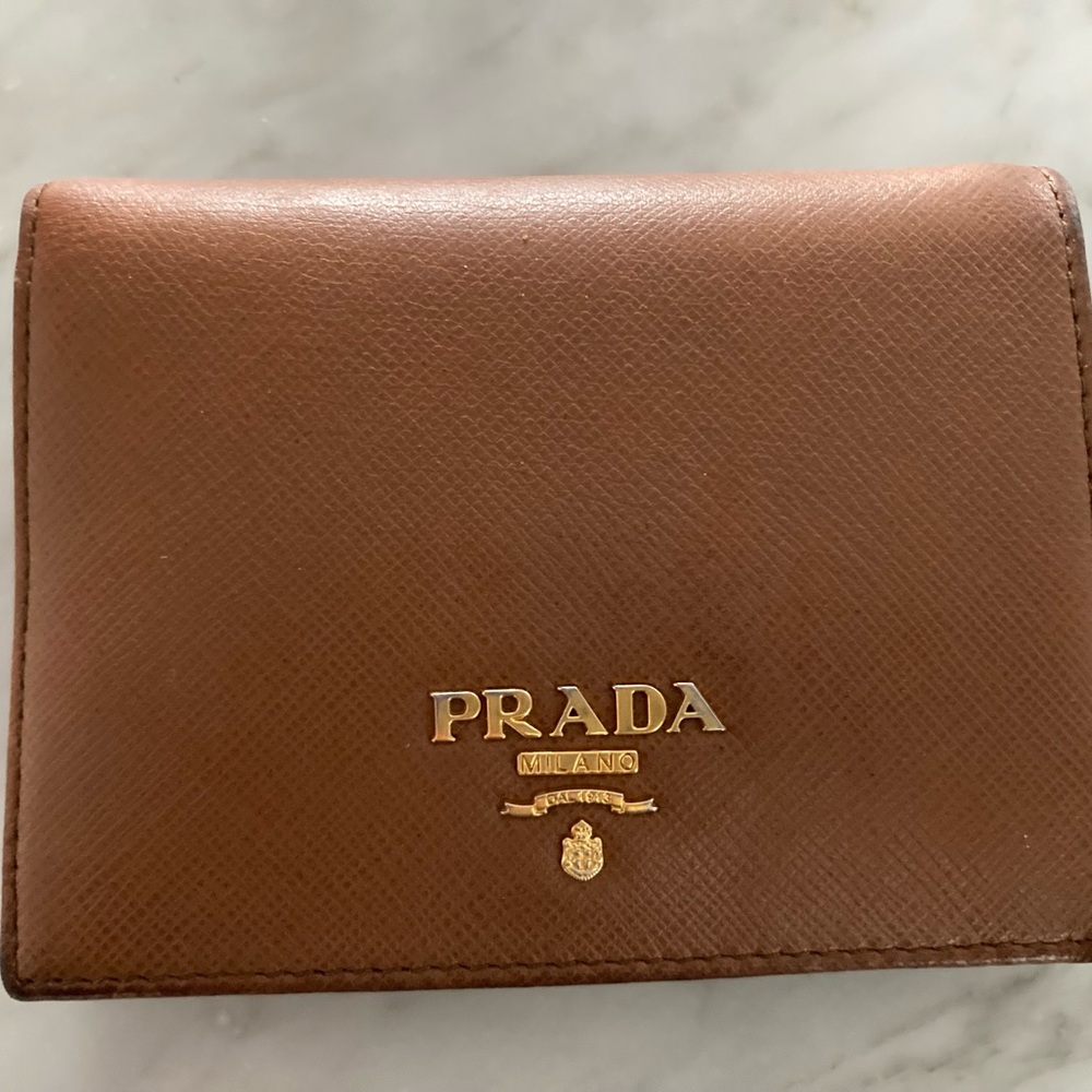 Prada bifold wallet